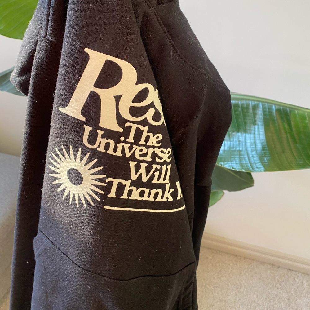 Okay to Rest Black Unisex Hoodie